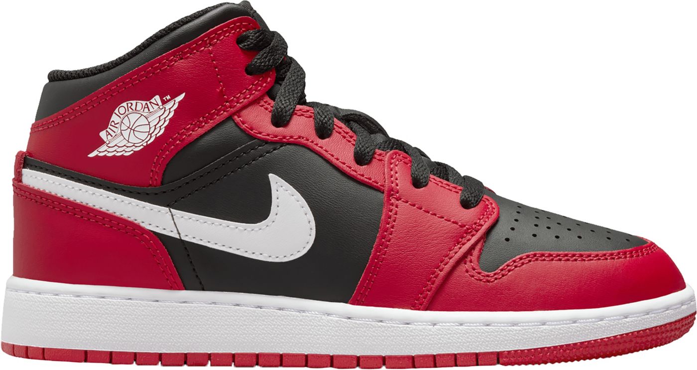 Jordan Kids Grade School Air Jordan 1 Mid Basketball Shoes