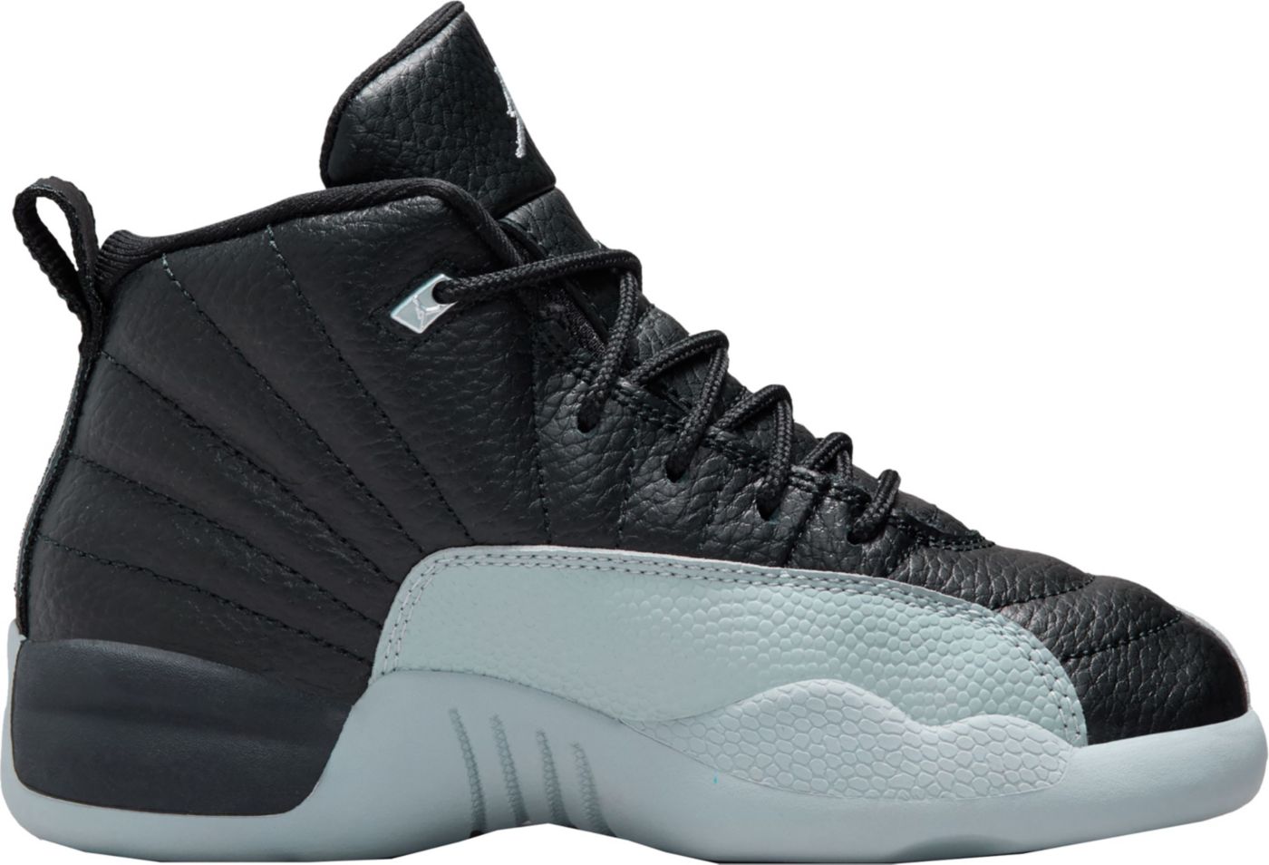 Jordan 12 black kids on sale