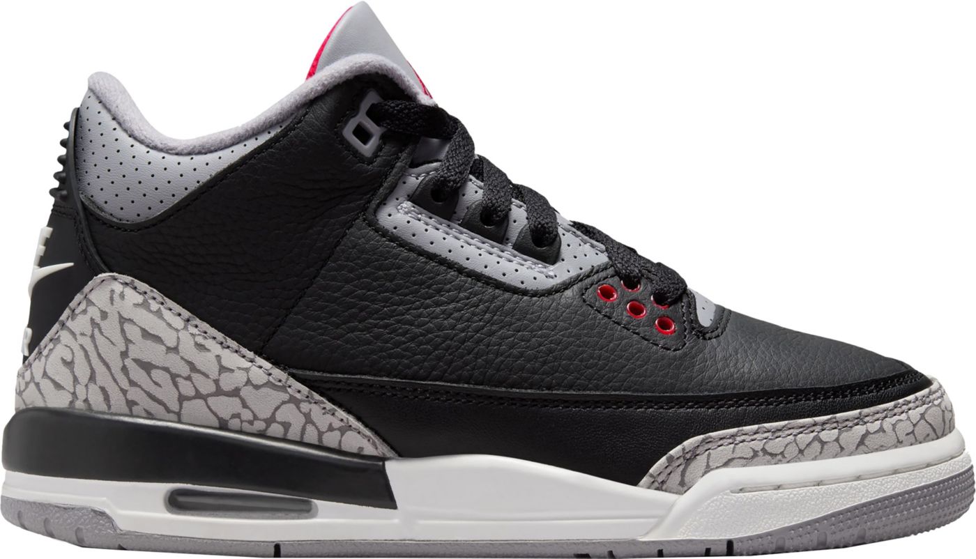 Jordan 3 black cement kids online