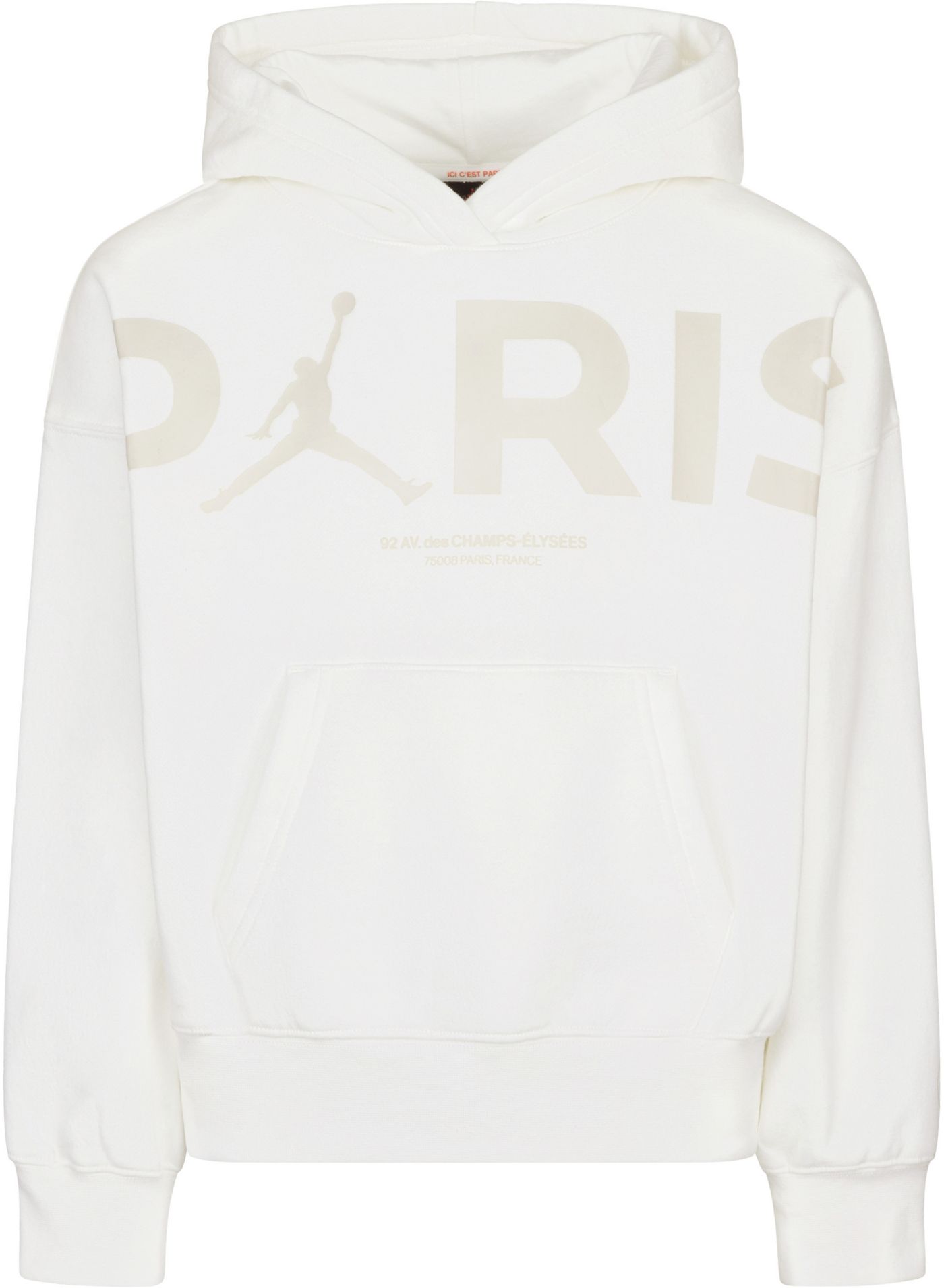 Paris jordan white hoodie hotsell