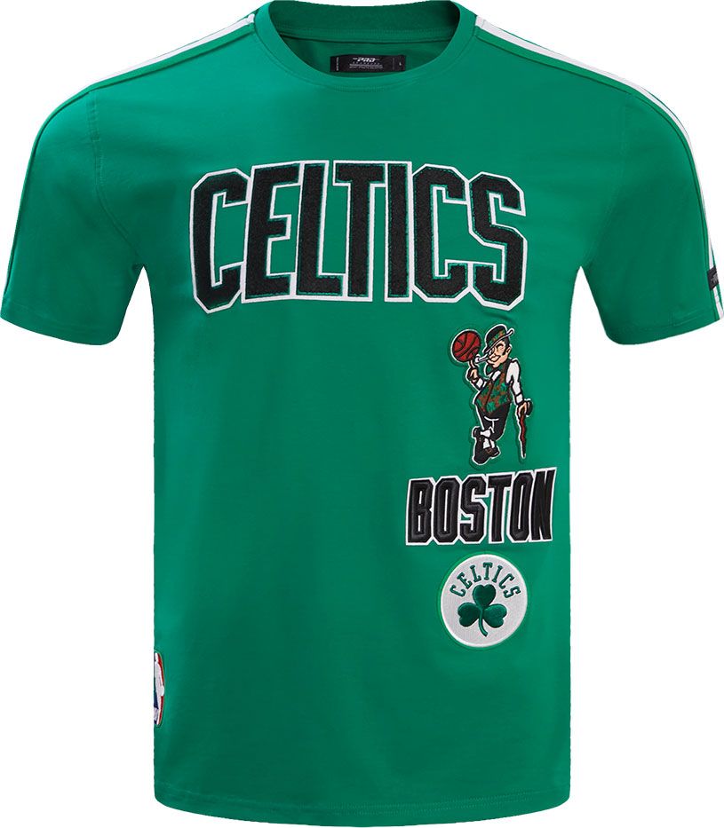 Pro Standard Adult Boston Celtics Green Retro Classic Striped T-Shirt product image