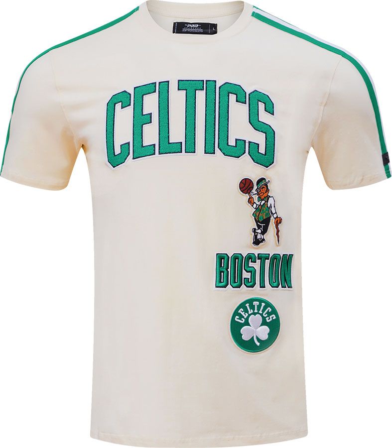 Pro Standard Adult Boston Celtics White Retro Classic Striped T-Shirt product image