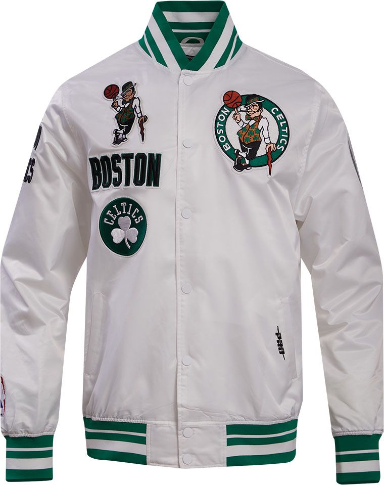 Pro Standard Adult Boston Celtics White Retro Satin Jacket product image
