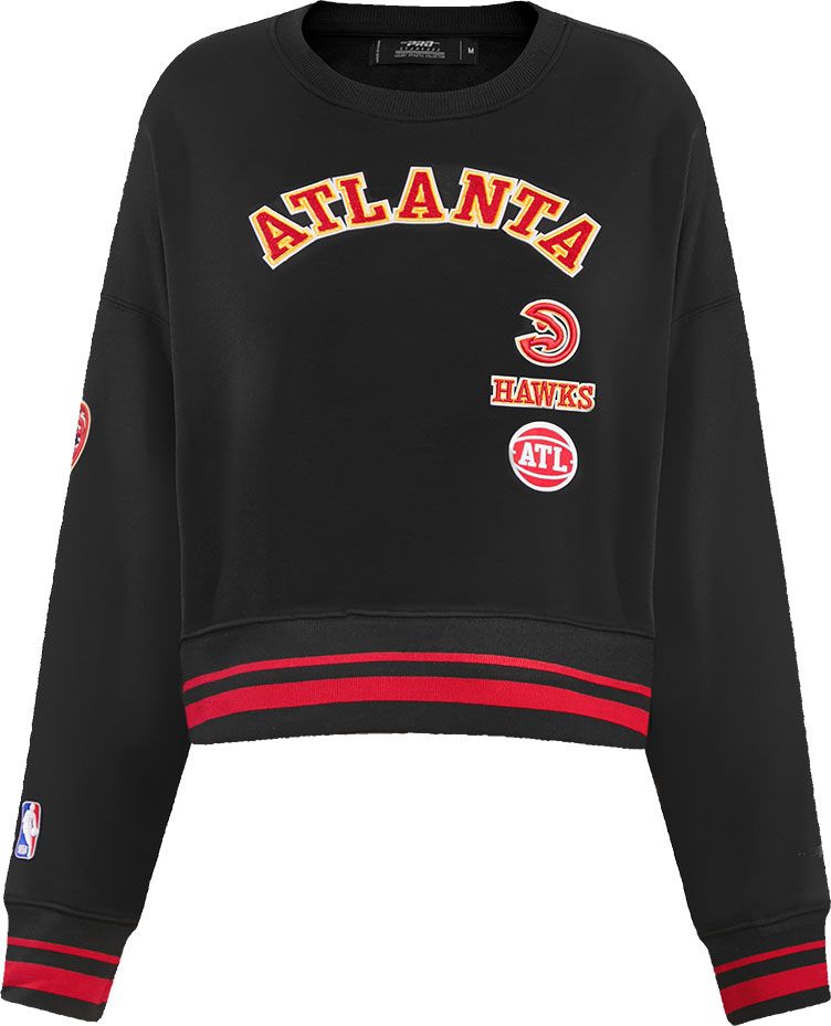 Pro Standard Women's Atlanta Hawks Ribbed Crewneck Sweatshirt product image