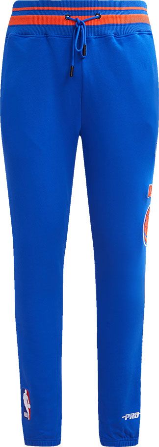 Pro Standard Adult New York Knicks Blue Retro Fleece Sweatpants product image