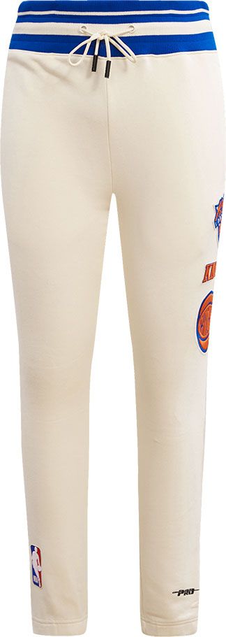 Pro Standard Adult New York Knicks White Retro Fleece Sweatpants product image