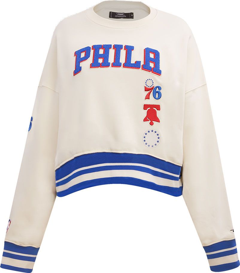 Pro Standard Women's Philadelphia 76ers Ribbed Crewneck Sweatshirt product image