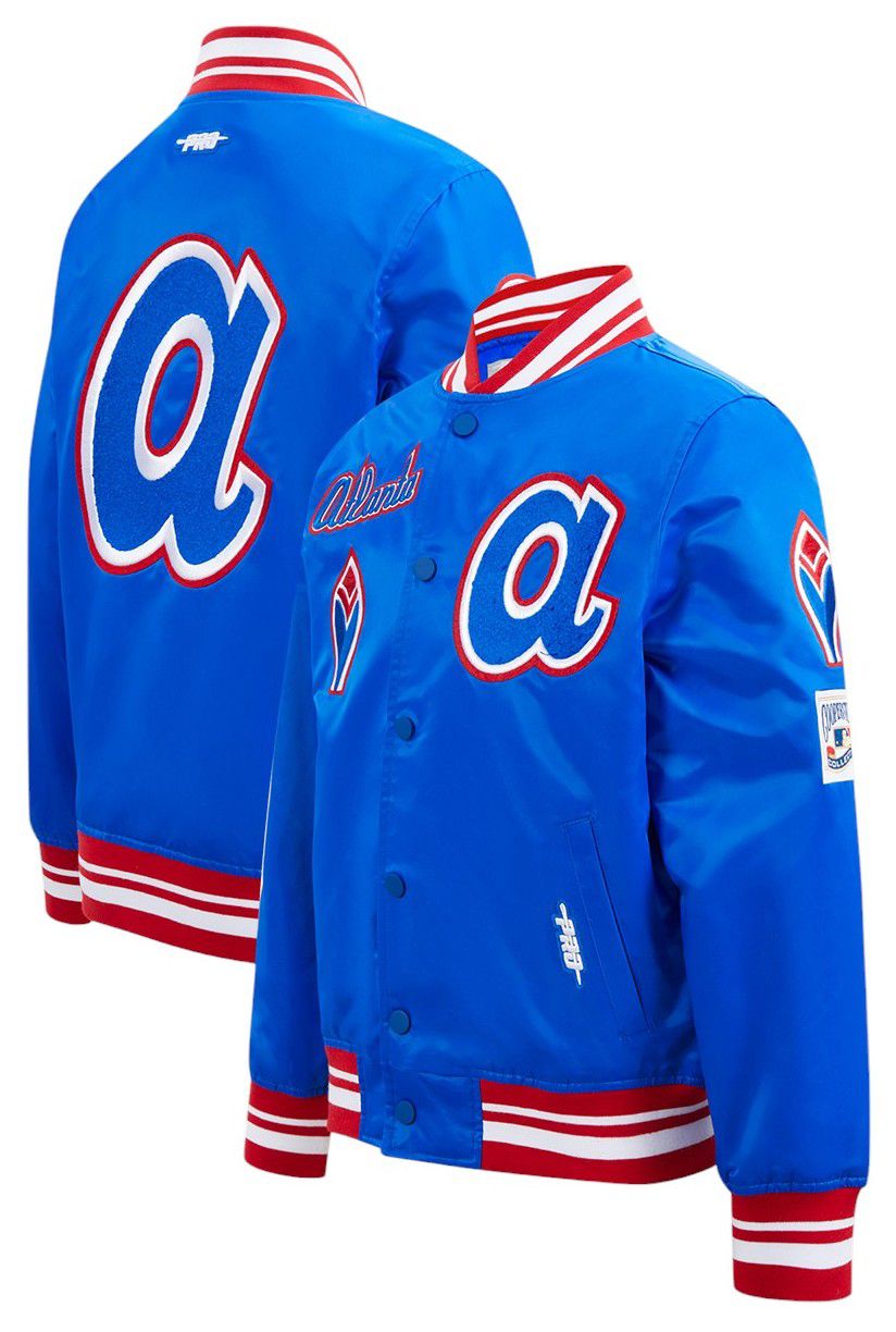 Pro Standard Boys' Atlanta Braves Royal Classic Satin Jacket product image