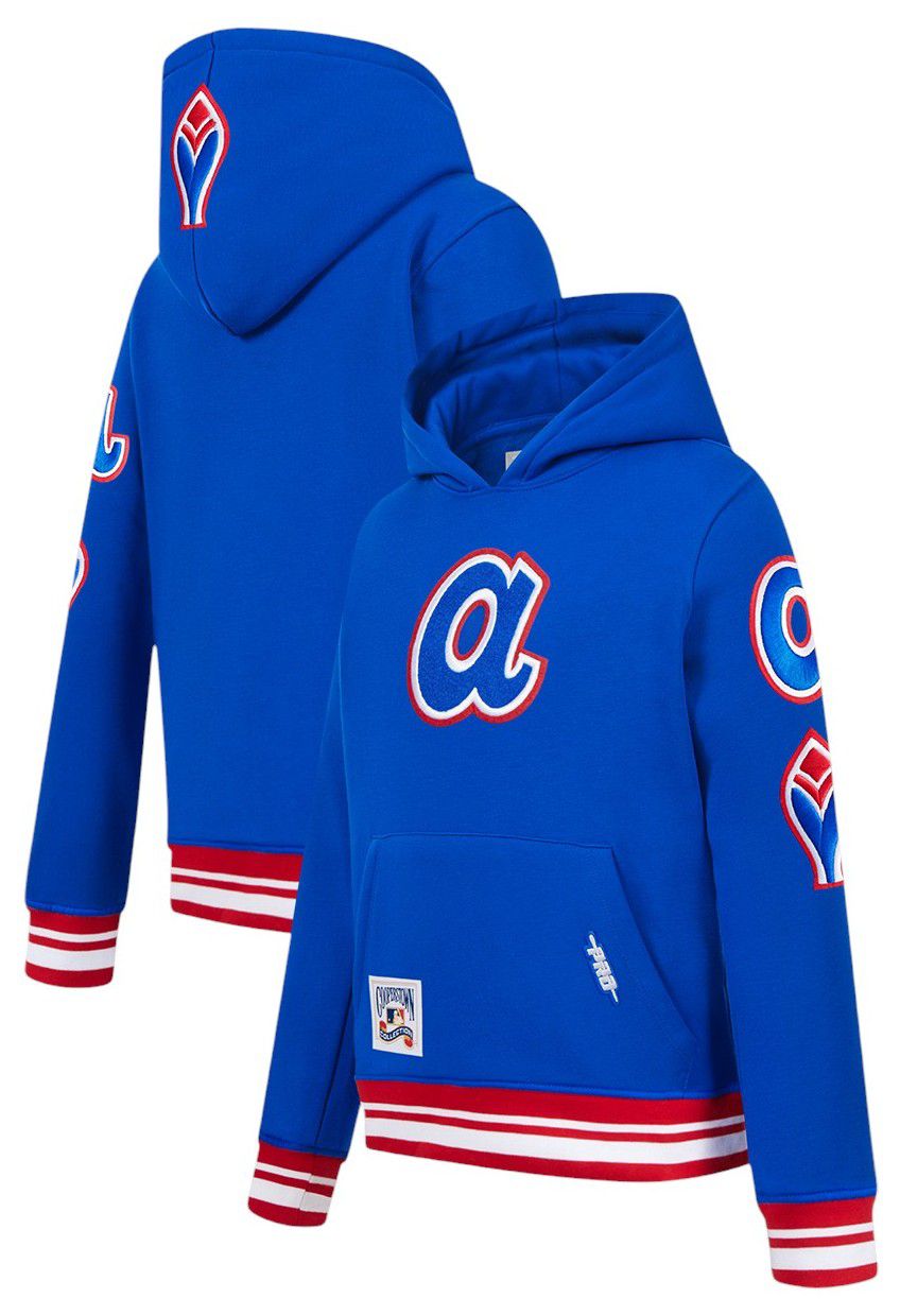 Pro Standard Boys' Atlanta Braves Royal Classic Fleece Pullover Hoodie product image