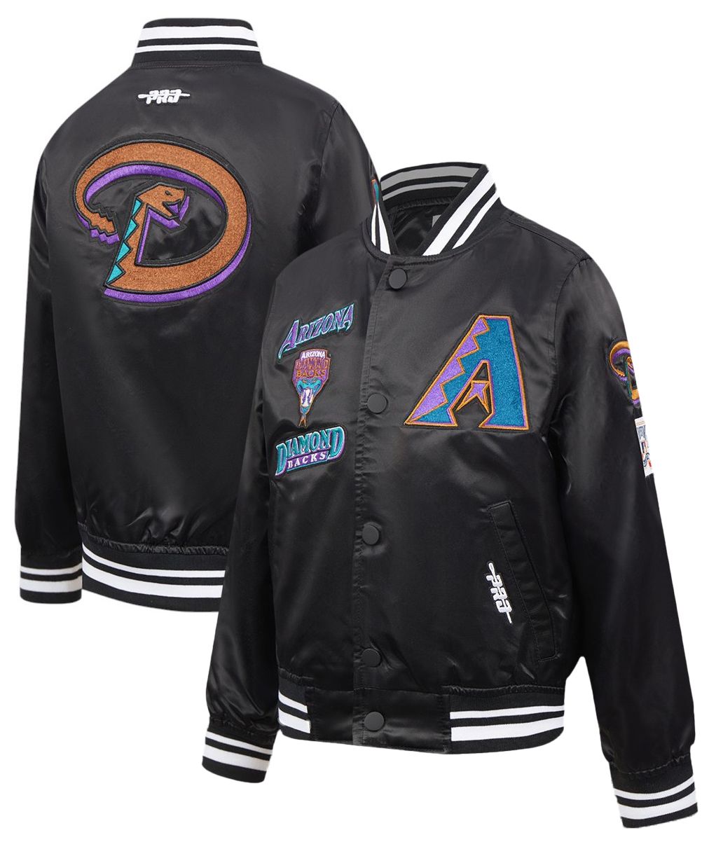 Pro Standard Boys' Arizona Diamondbacks Black Classic Satin Jacket product image