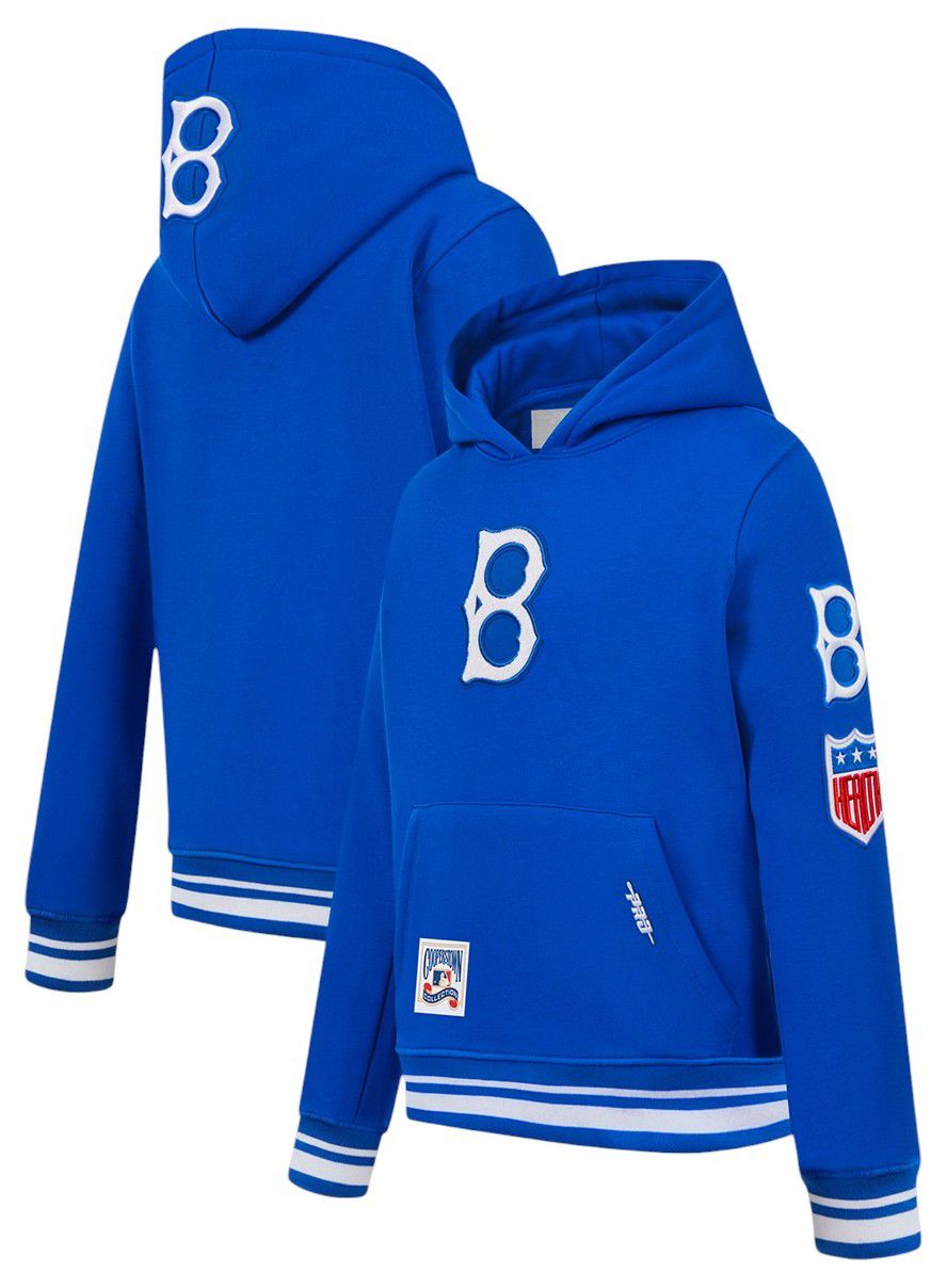 Pro Standard Boys' Brooklyn Dodgers Royal Classic Fleece Pullover Hoodie product image