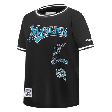 sorry, Pro Standard Boys' Miami Marlins Black Classic Retro T-Shirt is currently out of stock