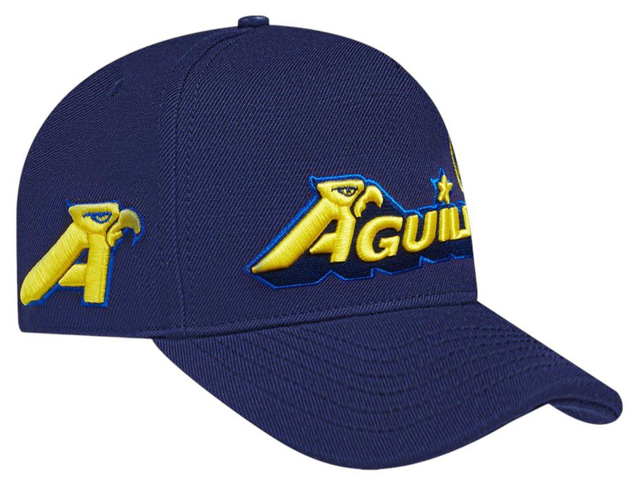 Pro Standard Men's Club America Navy Multi-Graphic Snapback Adjustable Hat product image