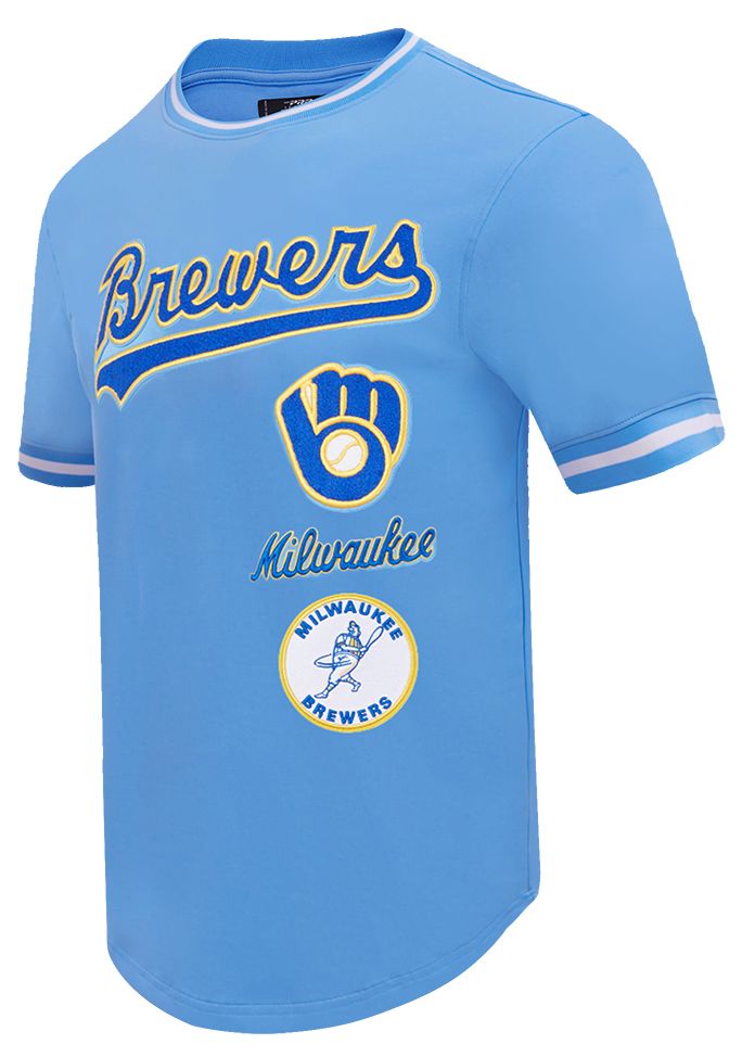 Pro Standard Men's Milwaukee Brewers Retro Double Knit T-Shirt product image