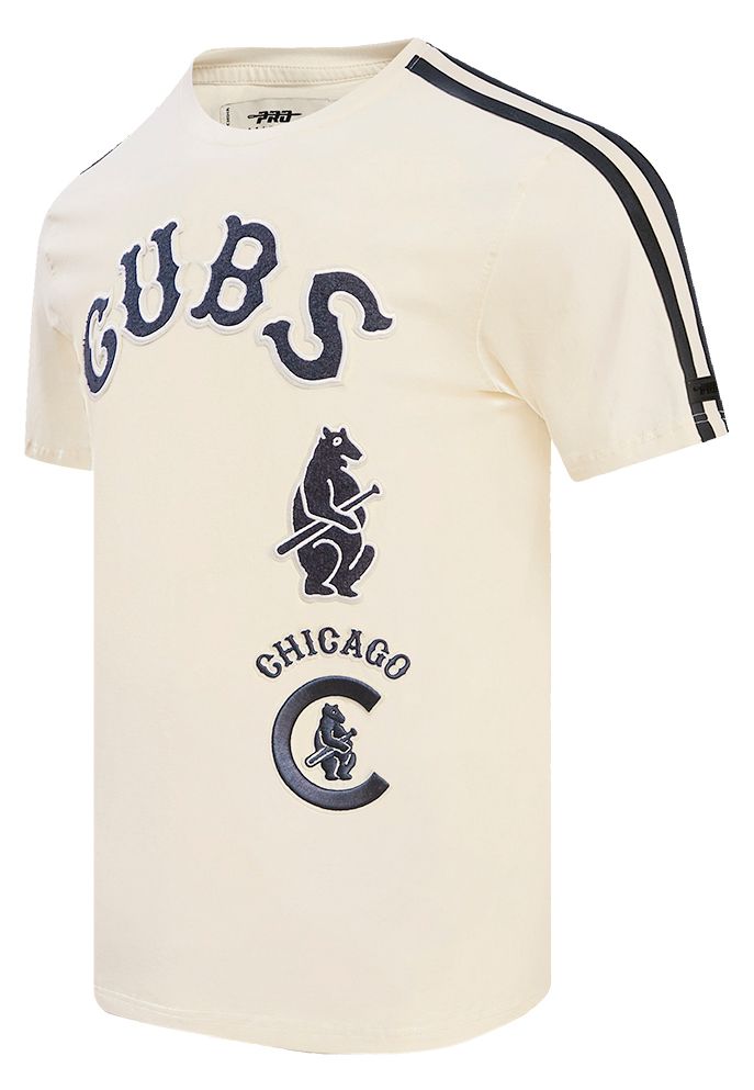 Pro Standard Men's Chicago Cubs Cream Retro Stripe T-Shirt product image