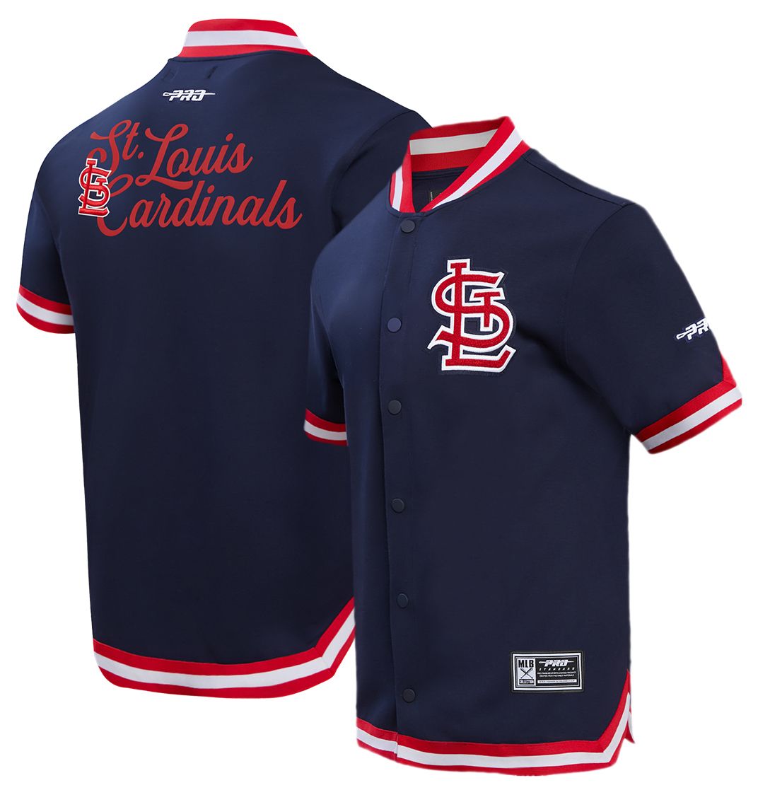 Pro Standard Men's St. Louis Cardinals Navy Souvenir Warmup Jacket product image