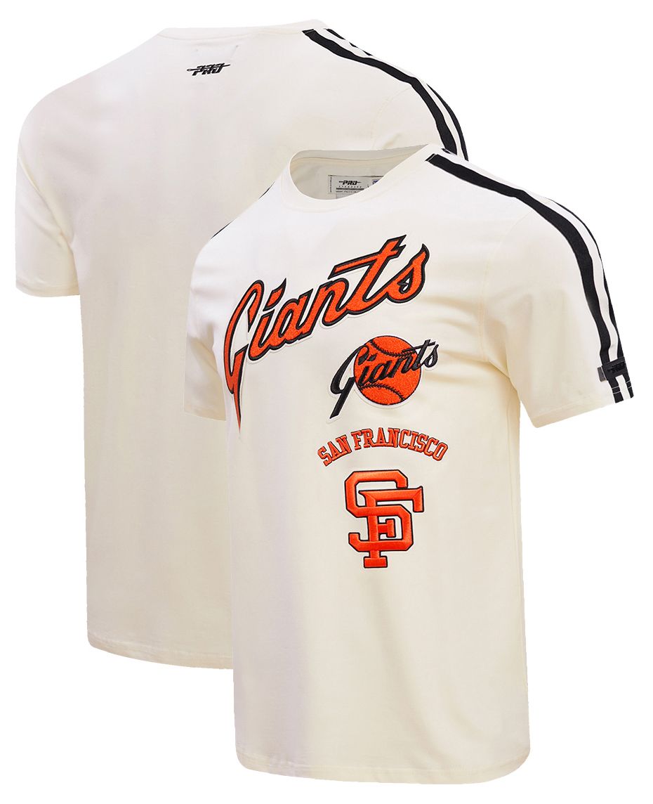 Pro Standard Men's San Francisco Giants Cream Retro Stripe T-Shirt product image