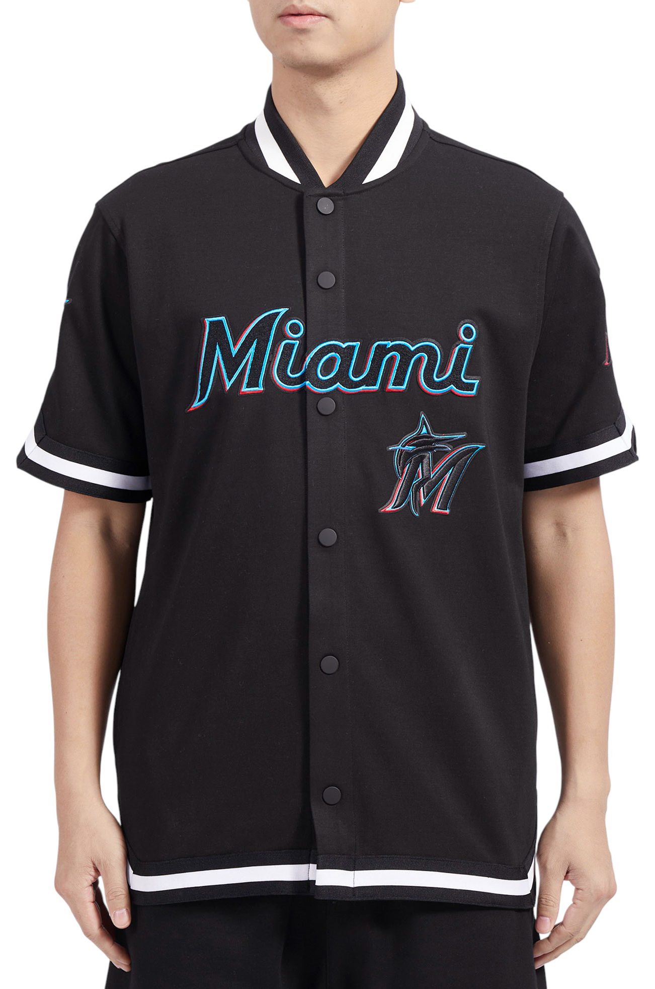 Pro Standard Men's Miami Marlins Black Warmup Jacket product image