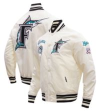 Pro Standard Men's Miami Marlins Cream Retro Rib Satin Jacket | Dick's ...