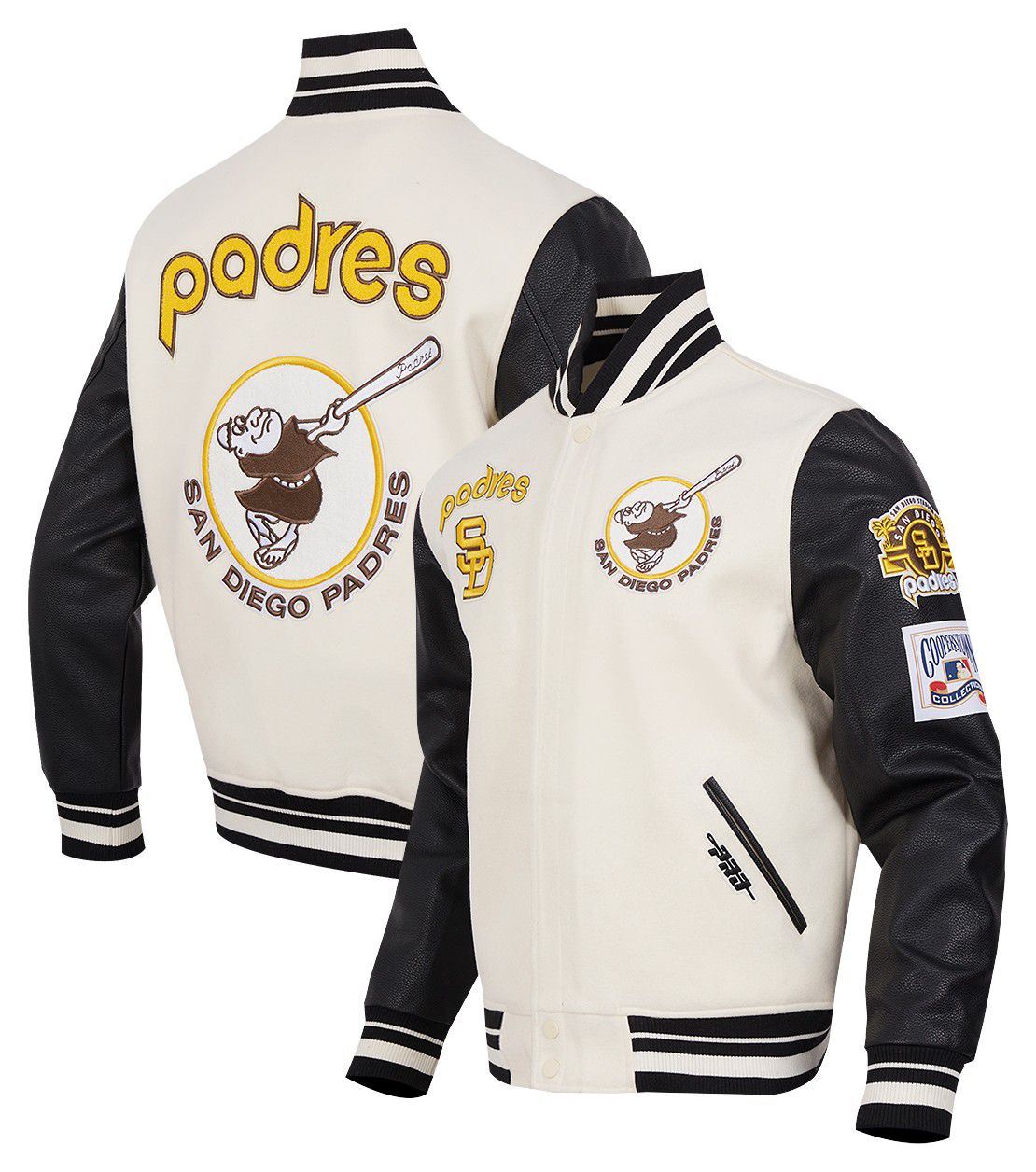 Pro Standard Men's San Diego Padres Wool Varsity Jacket product image