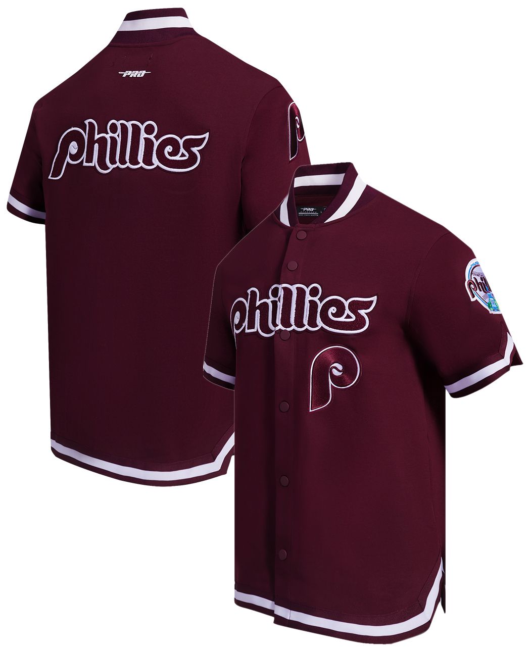 Pro Standard Men's Philadelphia Phillies Burgandy Warmup Jacket product image