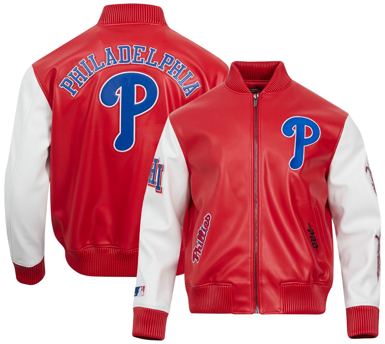 Pro Standard Men's Philadelphia Phillies Red Varsity Jacket product image