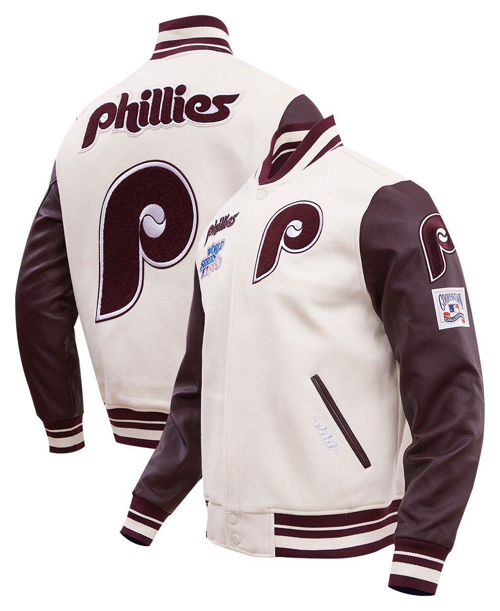Pro Standard Men's Philadelphia Phillies Wool Varsity Jacket product image