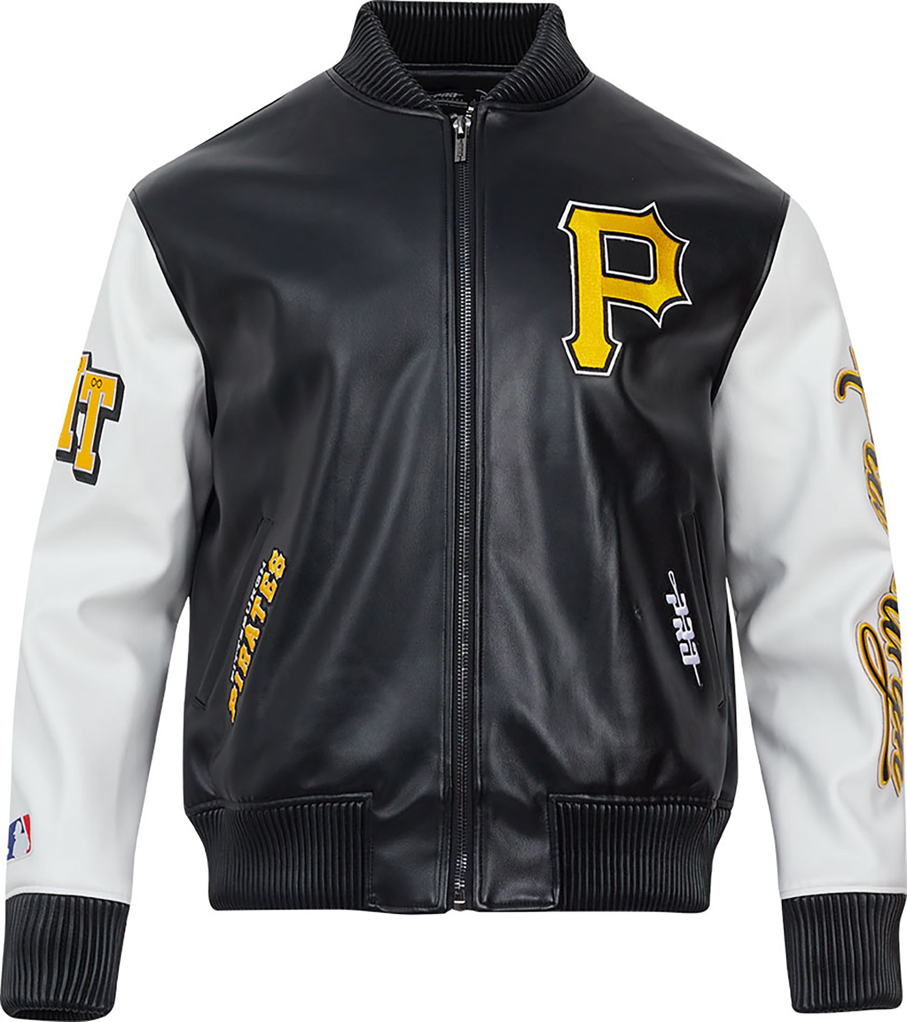 Pro Standard Men's Pittsburgh Pirates Black Varsity Jacket product image