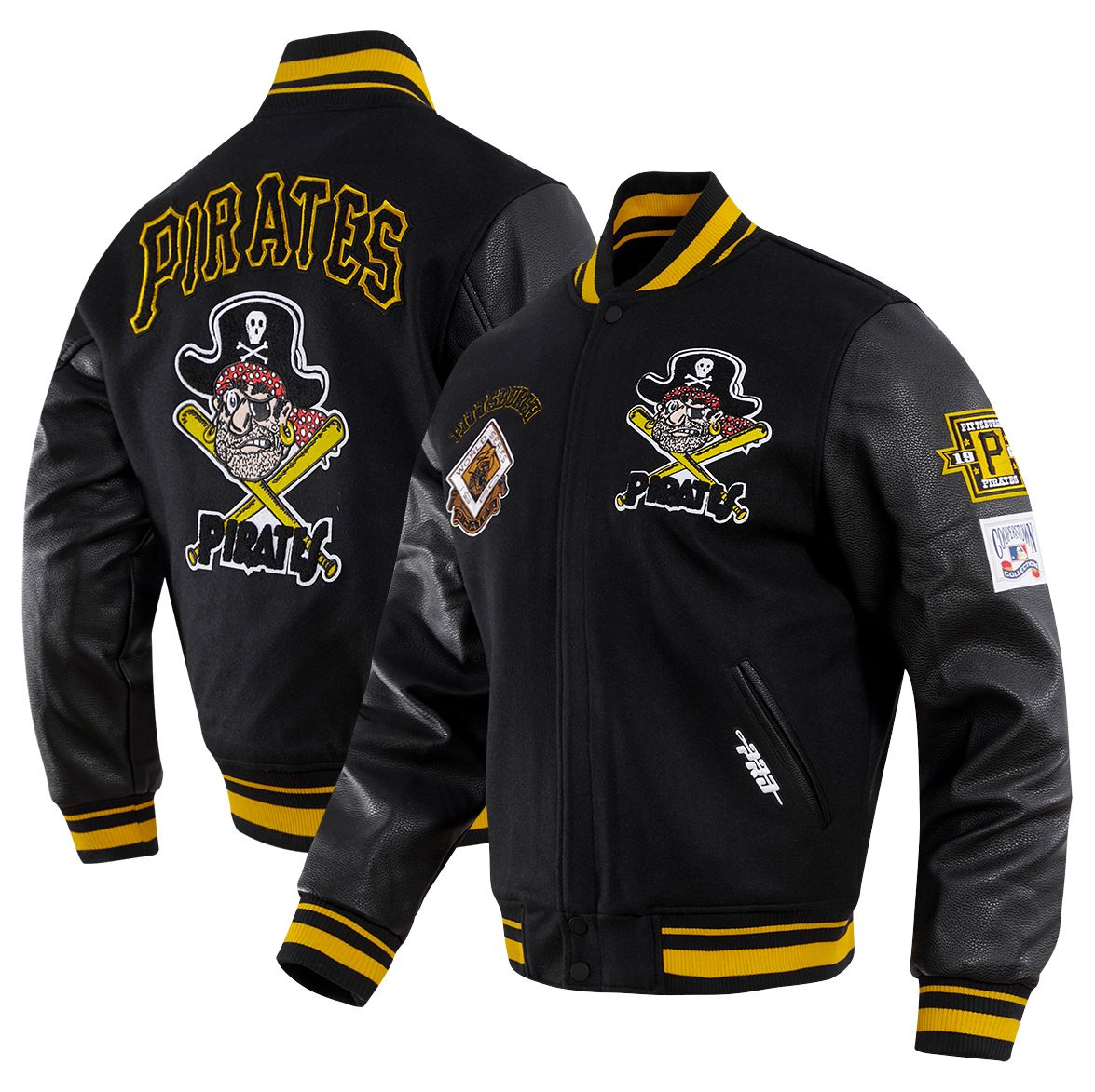 Pro Standard Men's Pittsburgh Pirates Black Retro Classic Jacket product image