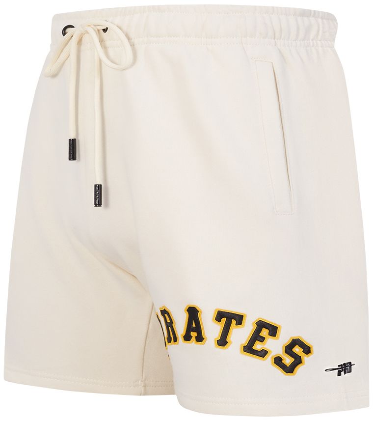 Pro Standard Men's Pittsburgh Pirates Cream Retro Fleece Shorts product image