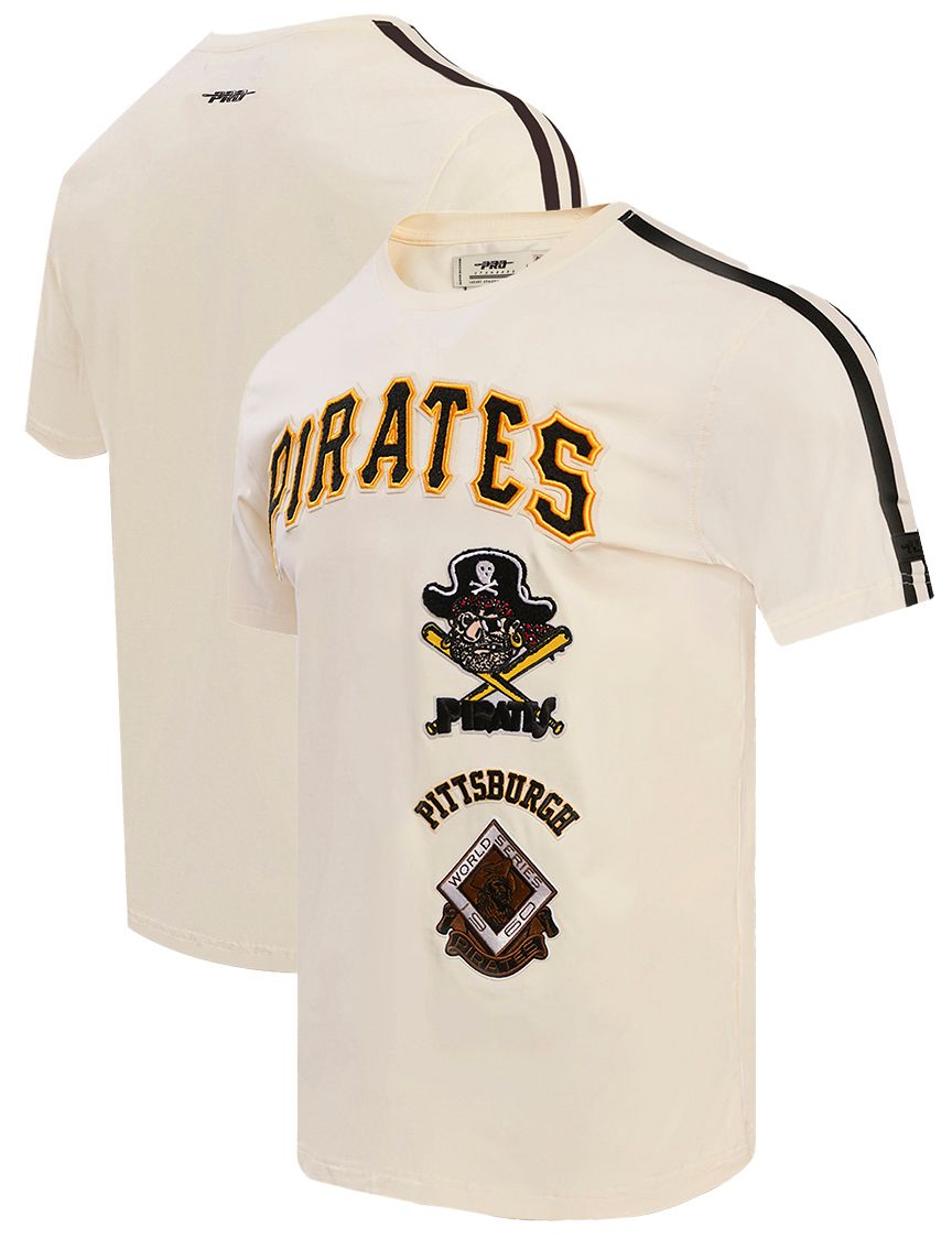 Pro Standard Men's Pittsburgh Pirates Cream Retro Stripe T-Shirt product image