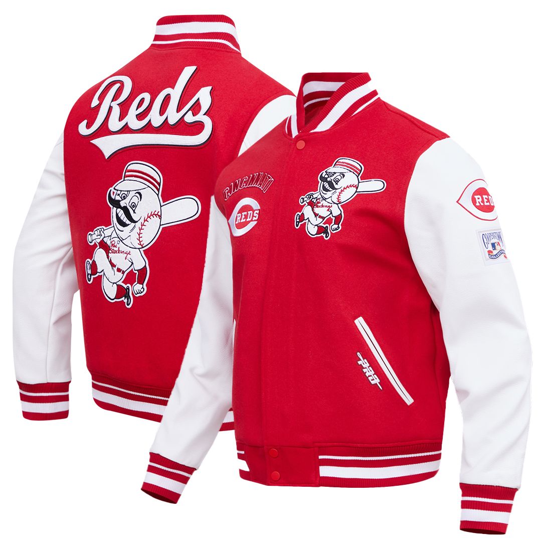 Pro Standard Men's Cincinnati Reds Red Retro Classic Jacket product image