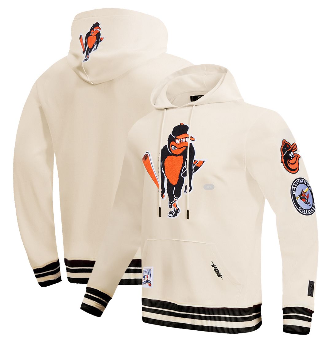Pro Standard Men's Baltimore Orioles Cream Classic Retro Pullover Hoodie product image