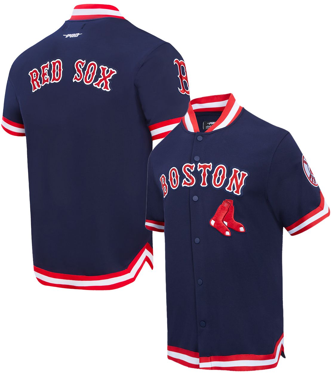 Pro Standard Men's Boston Red Sox Navy Warmup Jacket product image