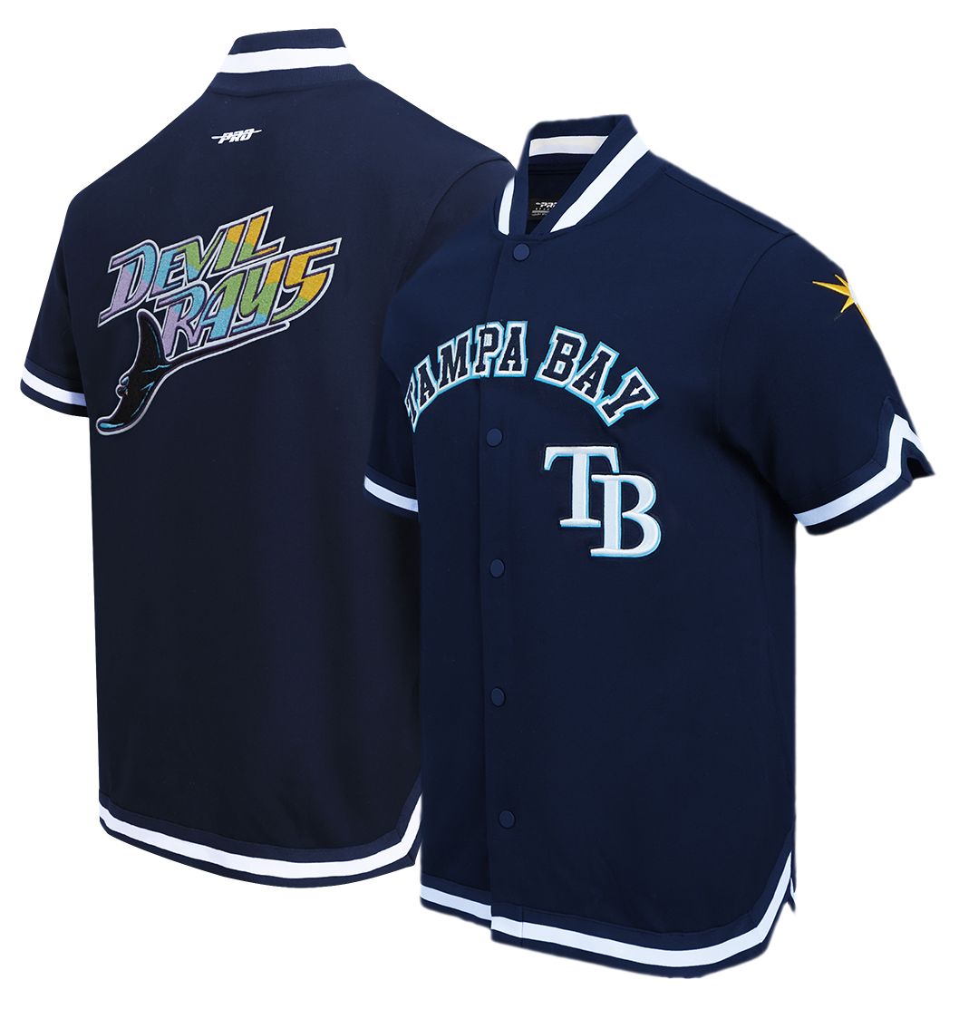 Pro Standard Men's Tampa Bay Rays Navy Warmup Jacket product image