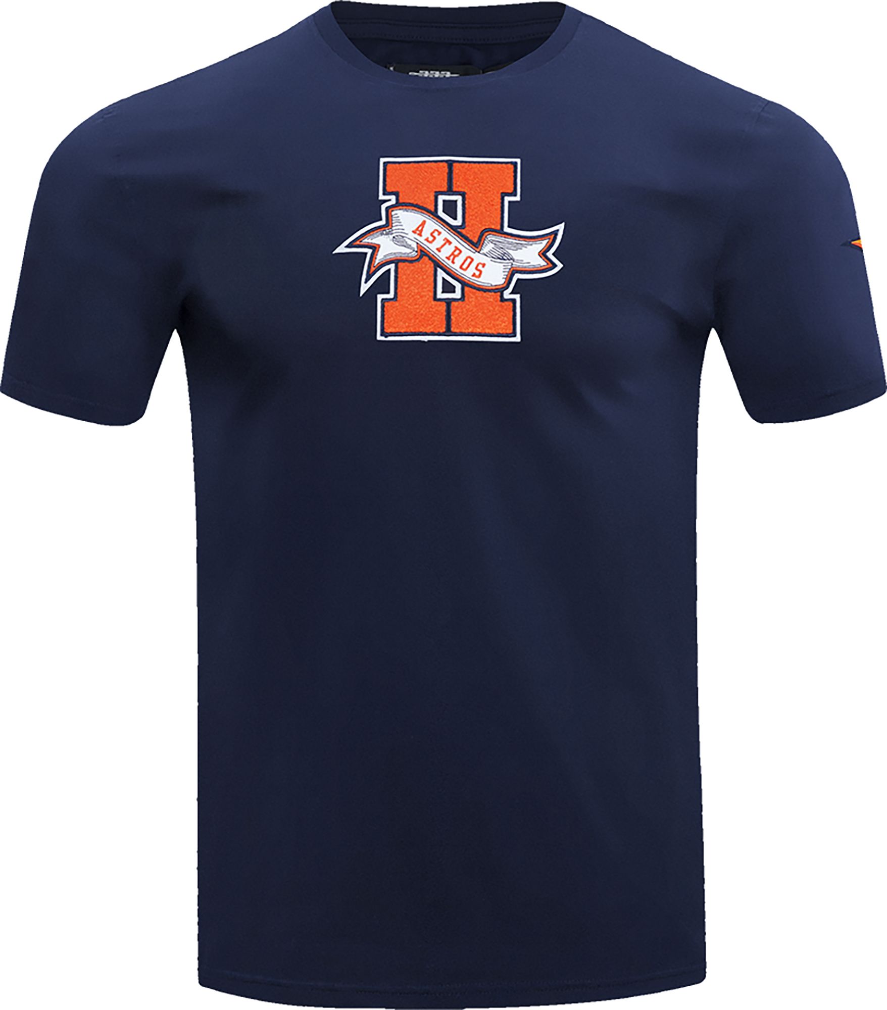 Pro Standard Men's Houston Astros Navy Classic Chenille Pennant Tee product image