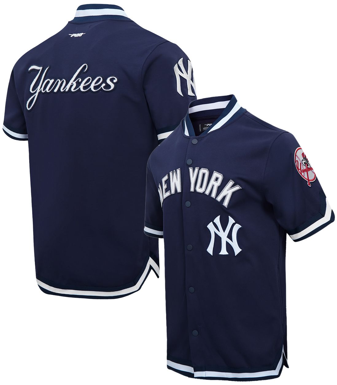 Pro Standard Men's New York Yankees Navy Warmup Jacket product image