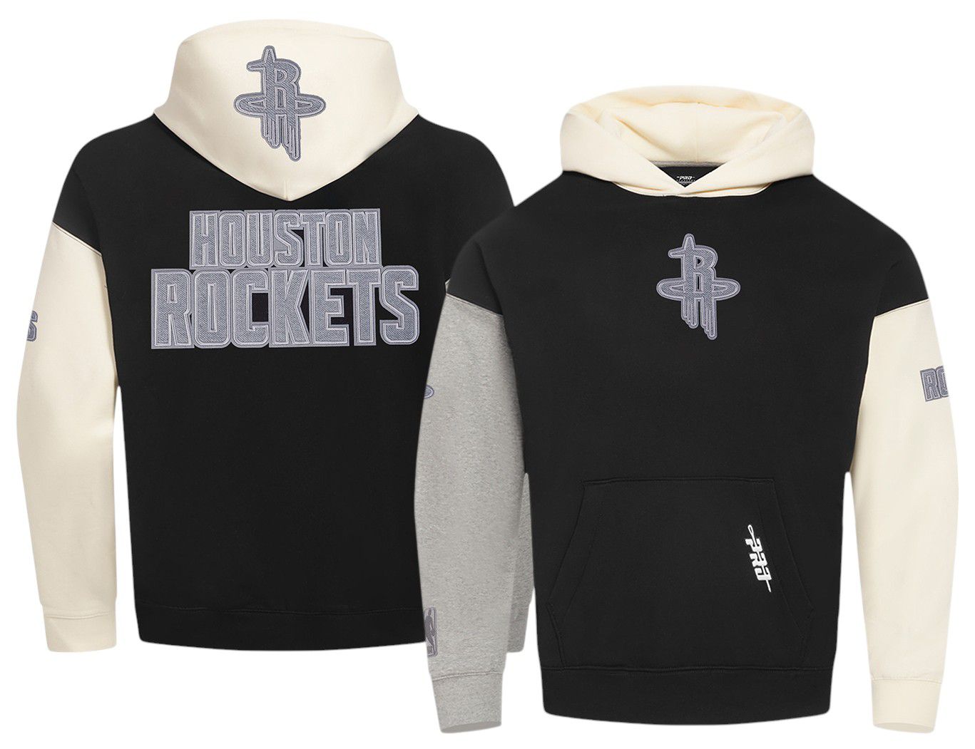 Pro Standard Men's Houston Rockets Black Reverse French Terry Pullover Hoodie product image