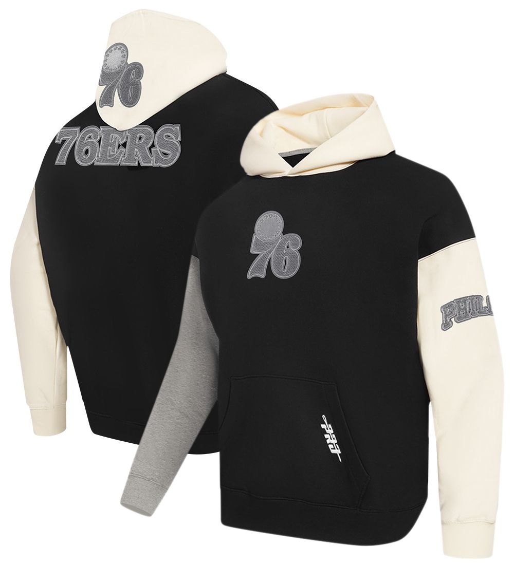 Pro Standard Men's Philadelphia 76ers Black Reverse French Terry Pullover Hoodie product image