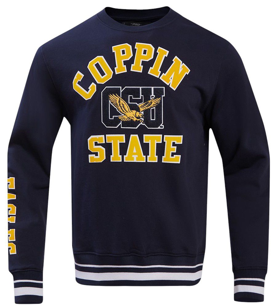 Pro Standard Men's Coppin State Eagles Navy Classic Crew Neck Sweatshirt product image