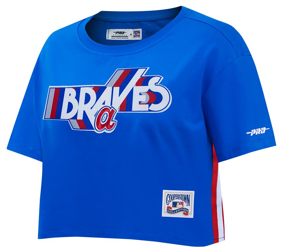 Pro Standard Women's Atlanta Braves Royal Retro Boxy T-Shirt product image