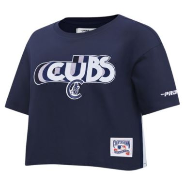 sorry, Pro Standard Women's Chicago Cubs Navy Retro Boxy T-Shirt is currently out of stock