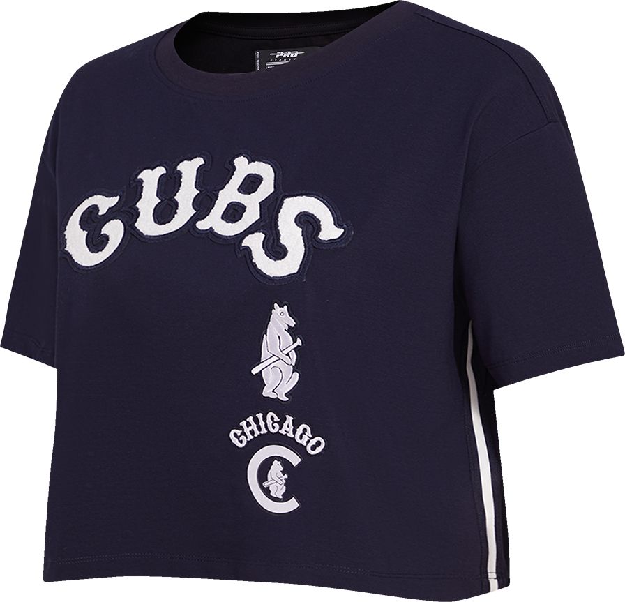 Pro Standard Women's Chicago Cubs Navy Boxy T-Shirt product image