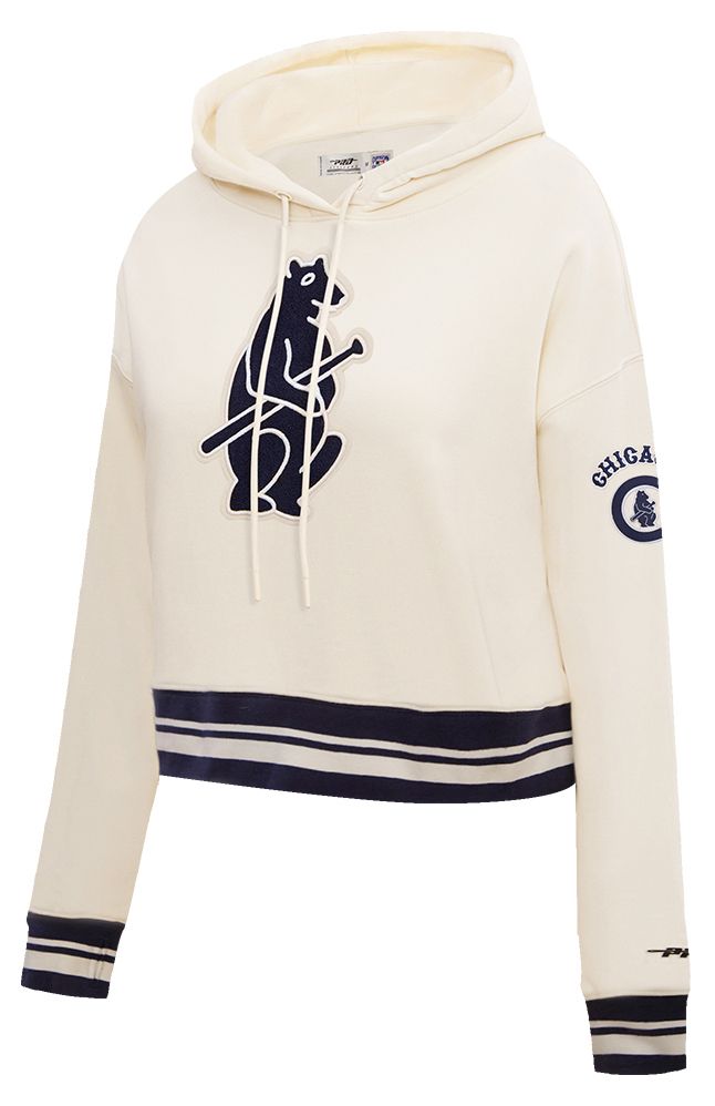 Pro Standard Women's Chicago Cubs Retro Cropped Fleece Hoodie product image