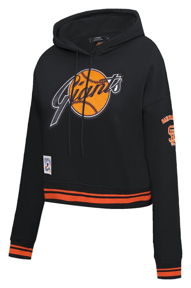 Pro Standard Women's San Francisco Giants Retro Cropped Fleece Hoodie product image
