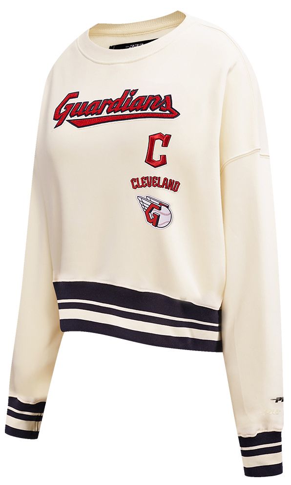 Pro Standard Women's Cleveland Guardians Retro Fleece Crew Neck Sweatshirt product image