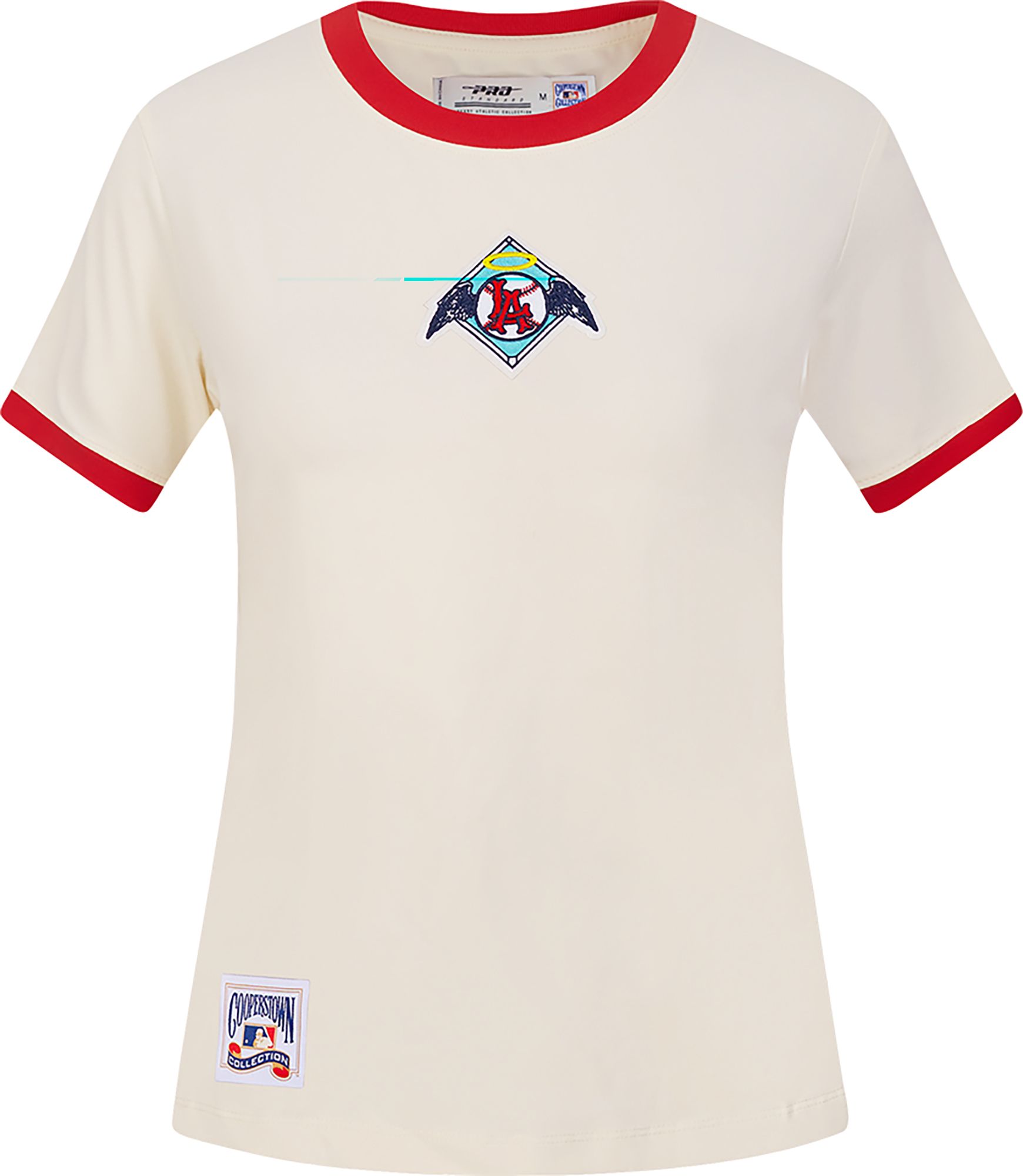 Pro Standard Women's Los Angeles Angels Cream Retro Boxy T-Shirt product image