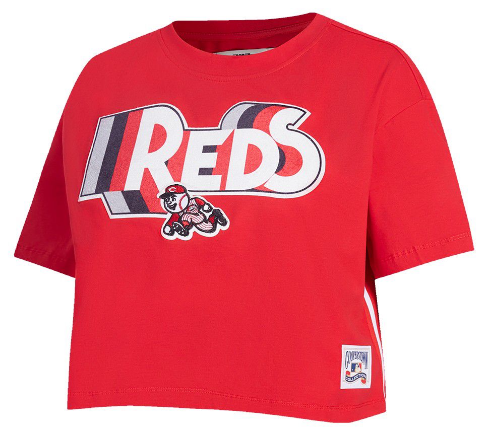 Pro Standard Women's Cincinnati Reds Red Retro Boxy T-Shirt product image