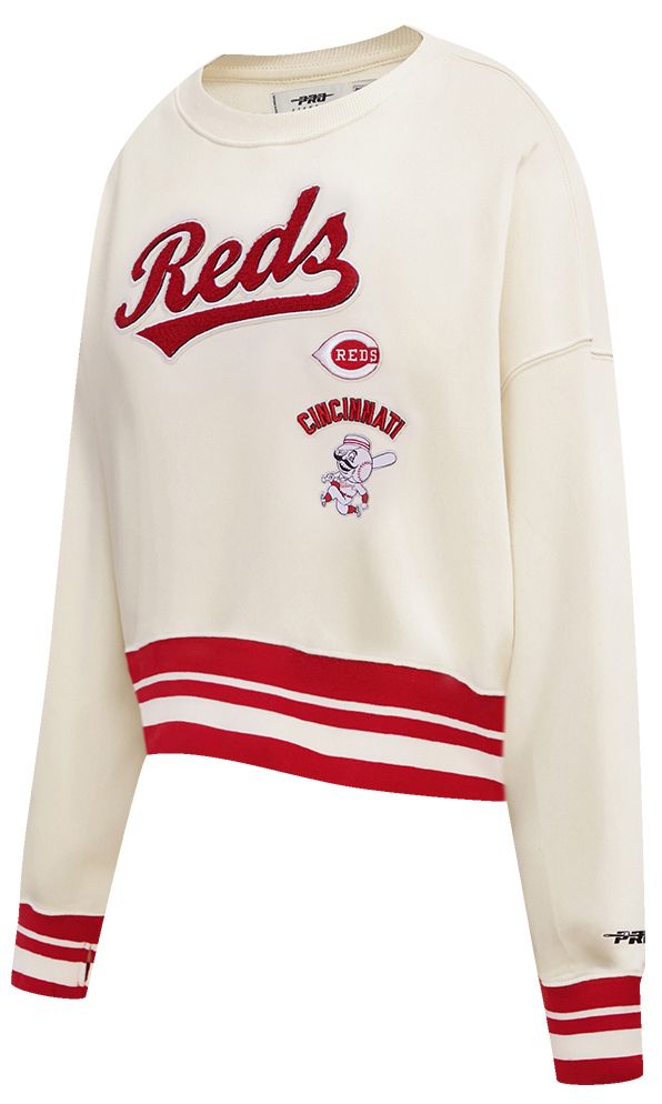 Pro Standard Women's Cincinnati Reds Retro Fleece Crew Neck Sweatshirt product image