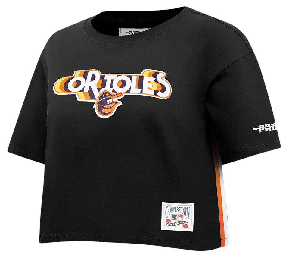 Pro Standard Women's Baltimore Orioles Black Retro Boxy T-Shirt product image